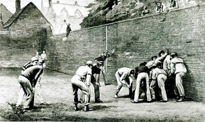 Football at the Wall at Eton by English School